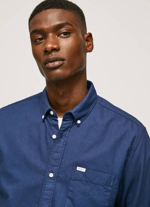 muškarci dulwich fabio oxford košulja regularnog kroja Pepe Jeans JZ8H1025 - Slika 3