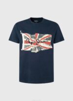 muškarci dulwich logotip zastave i majica s vijorećom zastavom Pepe Jeans JZ8H935 - Slika 5