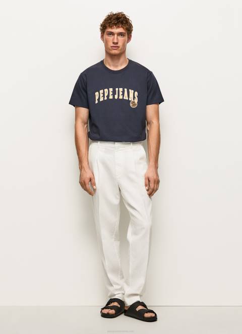 muškarci dulwich majica s printom logotipa Pepe Jeans JZ8H969 - Slika 2