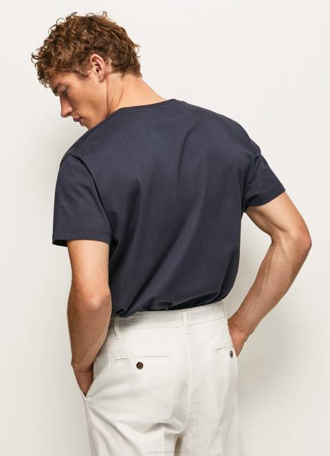 muškarci dulwich majica s printom logotipa Pepe Jeans JZ8H969 - Slika 4