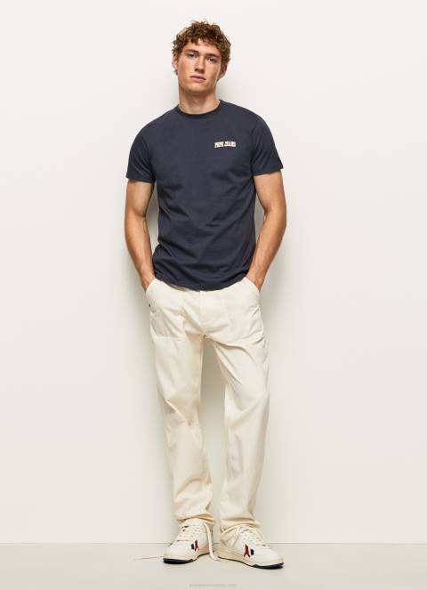 muškarci dulwich majica s printom logotipa Pepe Jeans JZ8H973 - Slika 2