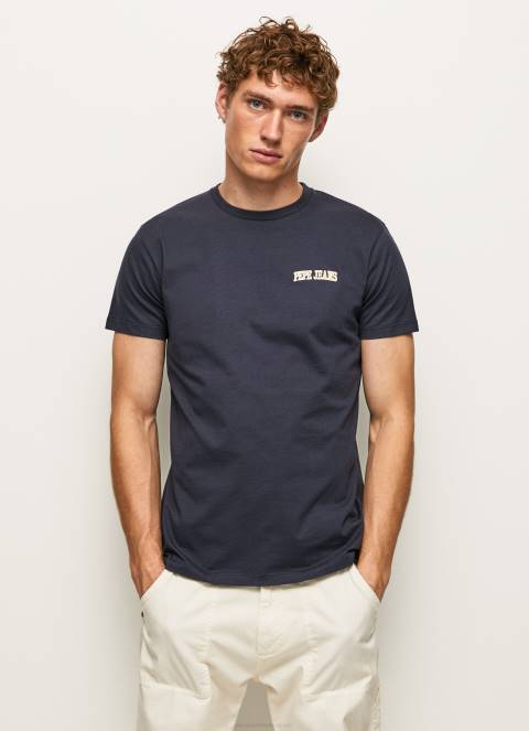 muškarci dulwich majica s printom logotipa Pepe Jeans JZ8H973 - Slika 3