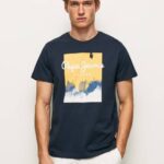 muškarci dulwich majica s printom logotipa Pepe Jeans JZ8H979