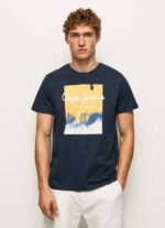 muškarci dulwich majica s printom logotipa Pepe Jeans JZ8H979