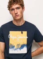 muškarci dulwich majica s printom logotipa Pepe Jeans JZ8H979 - Slika 3
