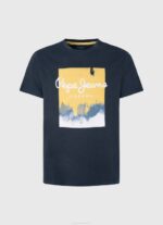muškarci dulwich majica s printom logotipa Pepe Jeans JZ8H979 - Slika 5