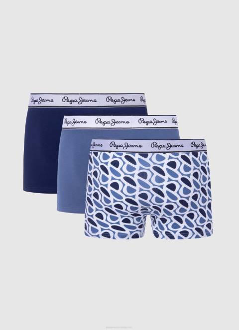 muškarci dulwich p print tk bokserice od 3 komada Pepe Jeans JZ8H1155 - Slika 2