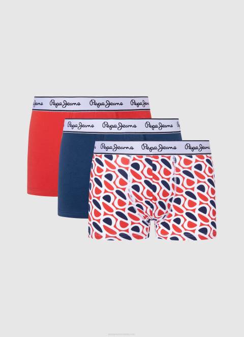 muškarci dulwich p print tk bokserice od 3 komada Pepe Jeans JZ8H1155 - Slika 3