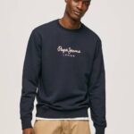 muškarci dulwich pamučni džemper s otisnutim logotipom Pepe Jeans JZ8H884