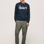 muškarci dulwich pamučni džemper sa zaobljenim ovratnikom Pepe Jeans JZ8H894