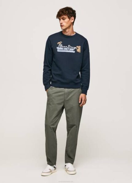 muškarci dulwich pamučni džemper sa zaobljenim ovratnikom Pepe Jeans JZ8H894