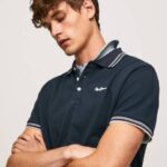 muškarci dulwich pike polo majica s izvezenim logotipom Pepe Jeans JZ8H1076