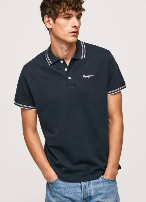muškarci dulwich pike polo majica s izvezenim logotipom Pepe Jeans JZ8H1076 - Slika 4