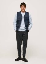 muškarci dulwich podstavljeni prsluk s gumbima Pepe Jeans JZ8H845 - Slika 2