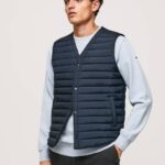 muškarci dulwich podstavljeni prsluk s gumbima Pepe Jeans JZ8H845