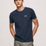 muškarci dulwich vafel pletena pamučna majica Pepe Jeans JZ8H959