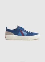 muškarci indigo allen flag vulkanizirane tenisice Pepe Jeans JZ8H1204