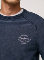 muškarci indigo odaberite žersej sa zaobljenim ovratnikom Pepe Jeans JZ8H858 - Slika 3