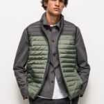 muškarci isprano crno color block podstavljeni prsluk Pepe Jeans JZ8H840