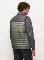 muškarci isprano crno color block podstavljeni prsluk Pepe Jeans JZ8H840 - Slika 4