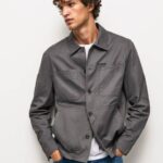 muškarci isprano crno majica od kepera opuštenog kroja Pepe Jeans JZ8H1047