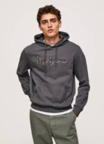 muškarci isprano crno pamučna majica s kapuljačom Pepe Jeans JZ8H875 - Slika 3