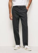 muškarci isprano crno široke chino hlače Pepe Jeans JZ8H1103 - Slika 2