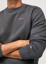 muškarci isprano crno skakač za ispis fotografija Pepe Jeans JZ8H885 - Slika 3