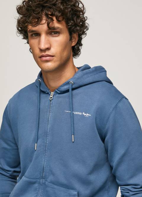 muškarci jarman džemper s logotipom i patentnim zatvaračem Pepe Jeans JZ8H911 - Slika 3