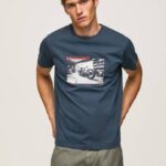 muškarci jarman majica s printom fotografija Pepe Jeans JZ8H954