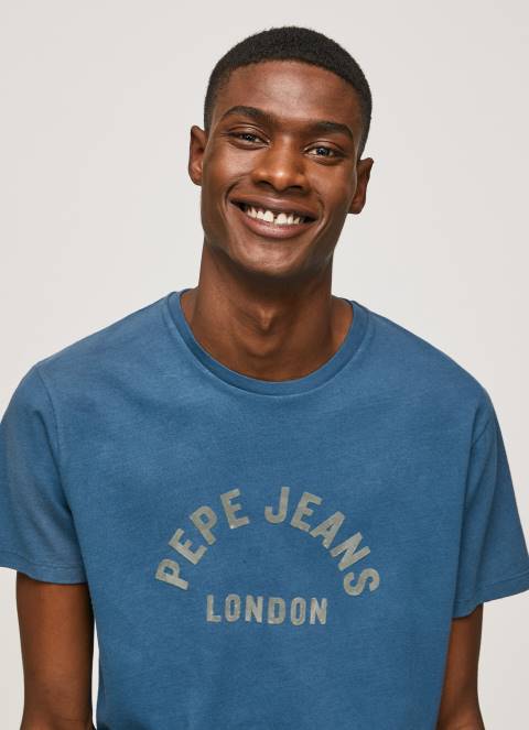 muškarci jarman majica s printom logotipa Pepe Jeans JZ8H951 - Slika 3