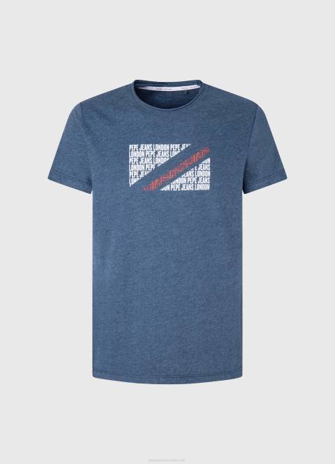 muškarci jarman majica s printom mramornog logotipa Pepe Jeans JZ8H986 - Slika 5