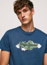 muškarci jarman pamučna majica s logotipom kistova Pepe Jeans JZ8H983 - Slika 3