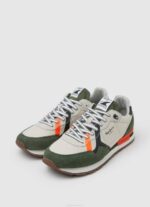 muškarci kaki zelena brit kombinirane tenisice Pepe Jeans JZ8H1185 - Slika 3