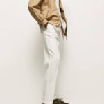 muškarci kaki zelena čamac tenisice od brušene kože Pepe Jeans JZ8H1192