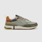 muškarci kaki zelena london pro kombinirane tenisice Pepe Jeans JZ8H1188