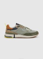 muškarci kaki zelena london pro kombinirane tenisice Pepe Jeans JZ8H1188