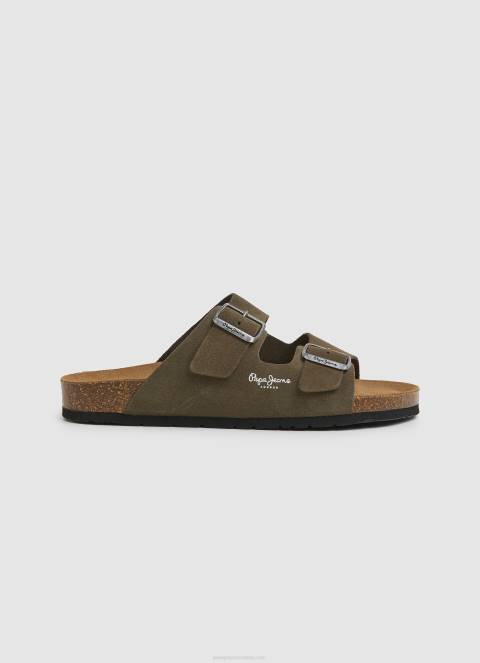 muskarci_kaki_zelena_sandale_od_bio_brusene_koze_pepe_jeans_jz8h1278.jpg muškarci kaki zelena sandale od bio brušene kože Pepe Jeans JZ8H1278 - Slika 1