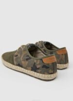 muškarci kaki zelena turističke claic blucher tenisice Pepe Jeans JZ8H1249 - Slika 4