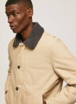 muškarci kamen kratka puffer platnena jakna Pepe Jeans JZ8H838 - Slika 4