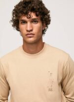 muškarci kamen pamučna majica dugih rukava Pepe Jeans JZ8H913 - Slika 3
