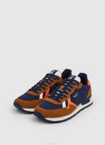 muškarci konjak brit man studio retro tenisice Pepe Jeans JZ8H1176 - Slika 2