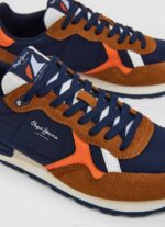 muškarci konjak brit man studio retro tenisice Pepe Jeans JZ8H1176 - Slika 5