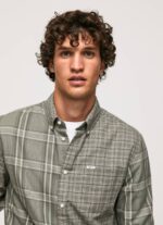 muškarci lijevanje mješovita karirana košulja standardnog kroja Pepe Jeans JZ8H1038 - Slika 3