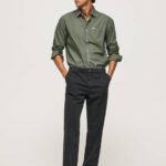 muškarci lijevanje regular fit dobby košulja Pepe Jeans JZ8H1043
