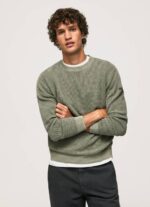 muškarci lijevanje vafel pleteni pamučni žersej Pepe Jeans JZ8H853 - Slika 3