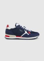 muškarci mornarica brit kombinirane tenisice Pepe Jeans JZ8H1218