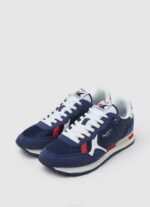 muškarci mornarica brit kombinirane tenisice Pepe Jeans JZ8H1218 - Slika 3
