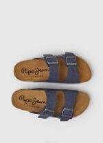 muškarci mornarica duple chicago anatomske sandale Pepe Jeans JZ8H1272 - Slika 2
