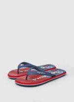 muškarci mornarica japanke za plažu sa zastavom kitova Pepe Jeans JZ8H1256 - Slika 3
